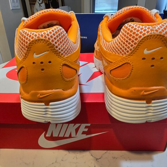 Size 10 - Men Nike P-6000 Premium Kumquat/Metallic Silver HQ3641-886 NEW - Picture 5 of 13